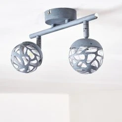 Hofstein Covane Deckenleuchte LED Blau, Grau, 2-flammig -LED Leuchten Verkäufe 2022 covane deckenleuchte h3165522 do1 10