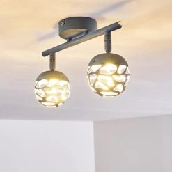 Hofstein Covane Deckenleuchte LED Blau, Grau, 2-flammig -LED Leuchten Verkäufe 2022 covane deckenleuchte h3165522 do1 11