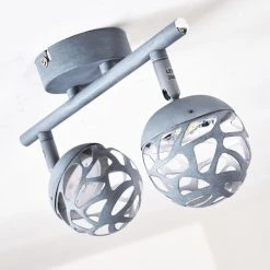 Hofstein Covane Deckenleuchte LED Blau, Grau, 2-flammig -LED Leuchten Verkäufe 2022 covane deckenleuchte h3165522 do1 12