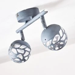 Hofstein Covane Deckenleuchte LED Blau, Grau, 2-flammig -LED Leuchten Verkäufe 2022 covane deckenleuchte h3165522 do1 13