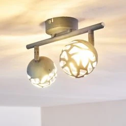 Hofstein Covane Deckenleuchte LED Blau, Grau, 2-flammig -LED Leuchten Verkäufe 2022 covane deckenleuchte h3165522 do1 2