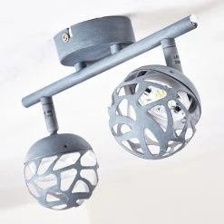 Hofstein Covane Deckenleuchte LED Blau, Grau, 2-flammig -LED Leuchten Verkäufe 2022 covane deckenleuchte h3165522 do1 3