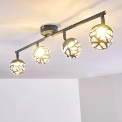 Hofstein Covane Deckenleuchte LED Blau, Grau, 4-flammig -LED Leuchten Verkäufe 2022 covane deckenleuchte h3165546 do1 10