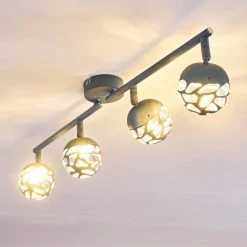 Hofstein Covane Deckenleuchte LED Blau, Grau, 4-flammig -LED Leuchten Verkäufe 2022 covane deckenleuchte h3165546 do1 13