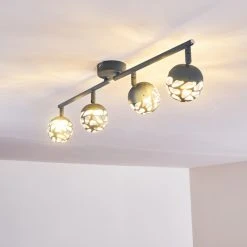 Hofstein Covane Deckenleuchte LED Blau, Grau, 4-flammig -LED Leuchten Verkäufe 2022 covane deckenleuchte h3165546 do1 14