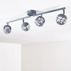 Hofstein Covane Deckenleuchte LED Blau, Grau, 4-flammig -LED Leuchten Verkäufe 2022 covane deckenleuchte h3165546 do1 16