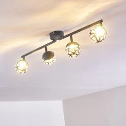 Hofstein Covane Deckenleuchte LED Blau, Grau, 4-flammig -LED Leuchten Verkäufe 2022 covane deckenleuchte h3165546 do1 2