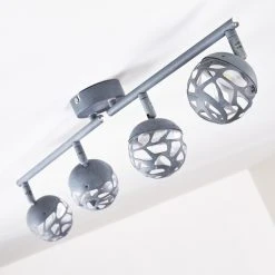 Hofstein Covane Deckenleuchte LED Blau, Grau, 4-flammig -LED Leuchten Verkäufe 2022 covane deckenleuchte h3165546 do1 7