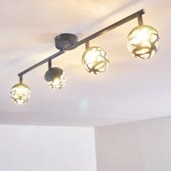 Hofstein Covane Deckenleuchte LED Blau, Grau, 4-flammig -LED Leuchten Verkäufe 2022 covane deckenleuchte h3165546 do1 8