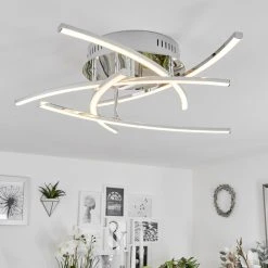 Hofstein Cross Deckenleuchte LED Chrom, 5-flammig -LED Leuchten Verkäufe 2022 cross deckenleuchte h3650899 6