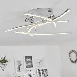 Hofstein Cross Deckenleuchte LED Chrom, 5-flammig -LED Leuchten Verkäufe 2022 cross deckenleuchte h3650899 8