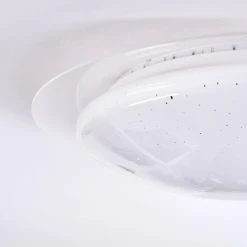 Hofstein Cure Deckenleuchte LED Wei&szlig;, 1-flammig, Fernbedienung, Farbwechsler -LED Leuchten Verkäufe 2022 cure deckenleuchte h3392157 2