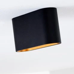 Hofstein Dalarna Deckenleuchte LED Schwarz-Gold, 1-flammig -LED Leuchten Verkäufe 2022 dalarna deckenleuchte h3311431 13