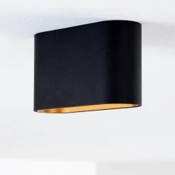 Hofstein Dalarna Deckenleuchte LED Schwarz-Gold, 1-flammig -LED Leuchten Verkäufe 2022 dalarna deckenleuchte h3311431 3