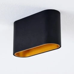 Hofstein Dalarna Deckenleuchte LED Schwarz-Gold, 1-flammig -LED Leuchten Verkäufe 2022 dalarna deckenleuchte h3311431 5