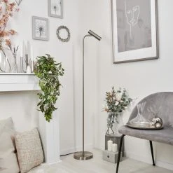 Hofstein Dalheim Stehleuchte LED Nickel-Matt, 1-flammig -LED Leuchten Verkäufe 2022 dalheim stehleuchte h3651759 9