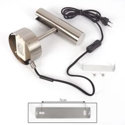 Hofstein Dalheim Wandleuchte LED Nickel-Matt, 1-flammig -LED Leuchten Verkäufe 2022 dalheim wandleuchte h3580356 4