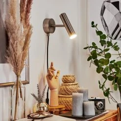 Hofstein Dalheim Wandleuchte LED Nickel-Matt, 1-flammig -LED Leuchten Verkäufe 2022 dalheim wandleuchte h3580356 8