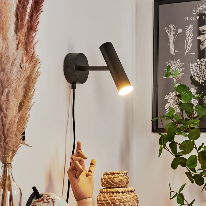 Hofstein Dalheim Wandleuchte LED Schwarz, 1-flammig 11 Hofstein Dalheim Wandleuchte LED Schwarz, 1-flammig – Bild 11