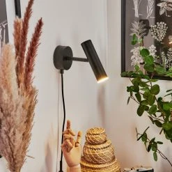 Hofstein Dalheim Wandleuchte LED Schwarz, 1-flammig 18 Hofstein Dalheim Wandleuchte LED Schwarz, 1-flammig -LED Leuchten Verkäufe 2022 dalheim wandleuchte h3580370 6