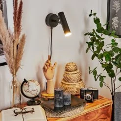 Hofstein Dalheim Wandleuchte LED Schwarz, 1-flammig 20 Hofstein Dalheim Wandleuchte LED Schwarz, 1-flammig -LED Leuchten Verkäufe 2022 dalheim wandleuchte h3580370 8