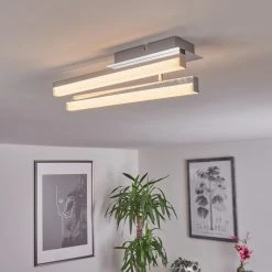 Hofstein Dawson Deckenleuchte LED Chrom, 2-flammig -LED Leuchten Verkäufe 2022 dawson deckenleuchte h3436561 10