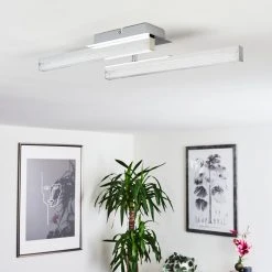 Hofstein Dawson Deckenleuchte LED Chrom, 2-flammig -LED Leuchten Verkäufe 2022 dawson deckenleuchte h3436561 11