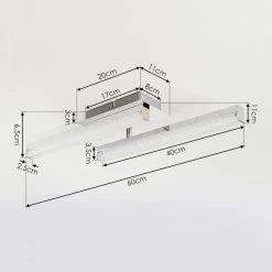 Hofstein Dawson Deckenleuchte LED Chrom, 2-flammig -LED Leuchten Verkäufe 2022 dawson deckenleuchte h3436561 3
