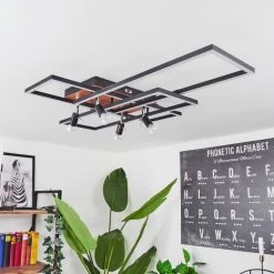 Hofstein Deadwood Deckenleuchte LED Braun, Holzoptik, 6-flammig 23 Hofstein Deadwood Deckenleuchte LED Braun, Holzoptik, 6-flammig -LED Leuchten Verkäufe 2022 deadwood deckenleuchte h3570388 11