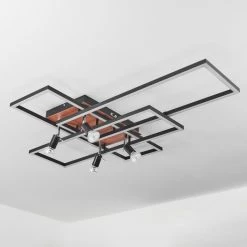 Hofstein Deadwood Deckenleuchte LED Braun, Holzoptik, 6-flammig 19 Hofstein Deadwood Deckenleuchte LED Braun, Holzoptik, 6-flammig -LED Leuchten Verkäufe 2022 deadwood deckenleuchte h3570388 7