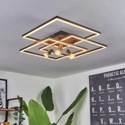 Hofstein Deadwood Deckenleuchte LED Braun, Holzoptik, 4-flammig 18 Hofstein Deadwood Deckenleuchte LED Braun, Holzoptik, 4-flammig -LED Leuchten Verkäufe 2022 deadwood deckenleuchte h3570418 6