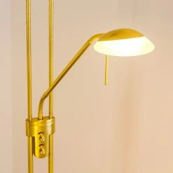 Hofstein Deckenfluter Biot LED Messing, 2-flammig -LED Leuchten Verkäufe 2022 deckenfluter biot h165608 15