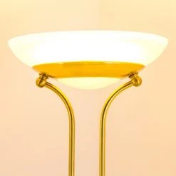 Hofstein Deckenfluter Biot LED Messing, 2-flammig -LED Leuchten Verkäufe 2022 deckenfluter biot h165608 16