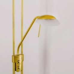 Hofstein Deckenfluter Biot LED Messing, 2-flammig -LED Leuchten Verkäufe 2022 deckenfluter biot h165608 18