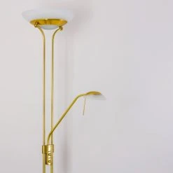 Hofstein Deckenfluter Biot LED Messing, 2-flammig -LED Leuchten Verkäufe 2022 deckenfluter biot h165608 6