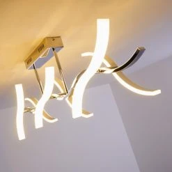 Hofstein Deckenleuchte Andria LED Chrom, 6-flammig -LED Leuchten Verkäufe 2022 deckenleuchte andria h167862 12