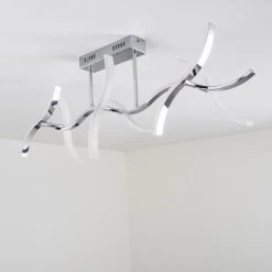 Hofstein Deckenleuchte Andria LED Chrom, 6-flammig -LED Leuchten Verkäufe 2022 deckenleuchte andria h167862 22