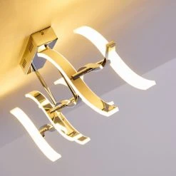 Hofstein Deckenleuchte Andria LED Chrom, 6-flammig -LED Leuchten Verkäufe 2022 deckenleuchte andria h167862 24