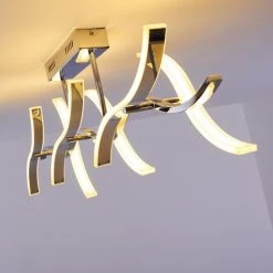 Hofstein Deckenleuchte Andria LED Chrom, 6-flammig -LED Leuchten Verkäufe 2022 deckenleuchte andria h167862 32