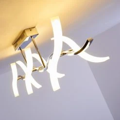 Hofstein Deckenleuchte Andria LED Chrom, 6-flammig -LED Leuchten Verkäufe 2022 deckenleuchte andria h167862 6