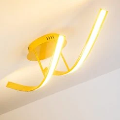 Hofstein Deckenleuchte Aranu LED Gold, 2-flammig -LED Leuchten Verkäufe 2022 deckenleuchte aranu h3007686 4