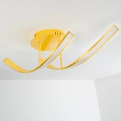 Hofstein Deckenleuchte Aranu LED Gold, 2-flammig -LED Leuchten Verkäufe 2022 deckenleuchte aranu h3007686 7