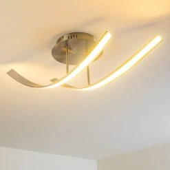 Hofstein Deckenleuchte Aranu LED Nickel-Matt, Edelstahl, 2-flammig -LED Leuchten Verkäufe 2022 deckenleuchte aranu h3007709 5