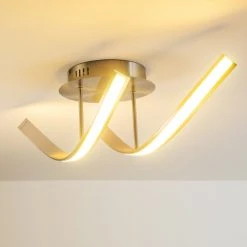 Hofstein Deckenleuchte Aranu LED Nickel-Matt, Edelstahl, 2-flammig -LED Leuchten Verkäufe 2022 deckenleuchte aranu h3007709 6