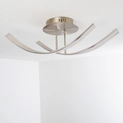 Hofstein Deckenleuchte Aranu LED Nickel-Matt, Edelstahl, 2-flammig -LED Leuchten Verkäufe 2022 deckenleuchte aranu h3007709 7