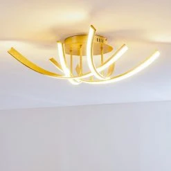 Hofstein Deckenleuchte Aranu LED Gold, 4-flammig -LED Leuchten Verkäufe 2022 deckenleuchte aranu h3007716 14
