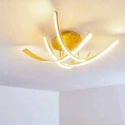 Hofstein Deckenleuchte Aranu LED Gold, 4-flammig -LED Leuchten Verkäufe 2022 deckenleuchte aranu h3007716 5