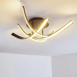 Hofstein Deckenleuchte Aranu LED Rostfarben, 4-flammig -LED Leuchten Verkäufe 2022 deckenleuchte aranu h3007723 12