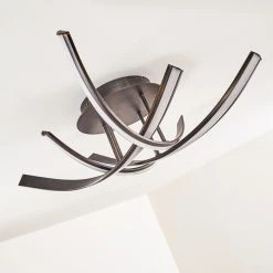 Hofstein Deckenleuchte Aranu LED Rostfarben, 4-flammig -LED Leuchten Verkäufe 2022 deckenleuchte aranu h3007723 3