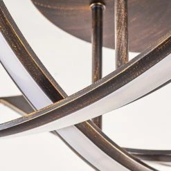 Hofstein Deckenleuchte Aranu LED Rostfarben, 4-flammig -LED Leuchten Verkäufe 2022 deckenleuchte aranu h3007723 8